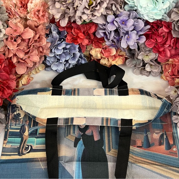 Eco-Friendly Audrey Hepburn Breakfast at Tiffany’s Folding Tote Bag - Picture 9 of 12